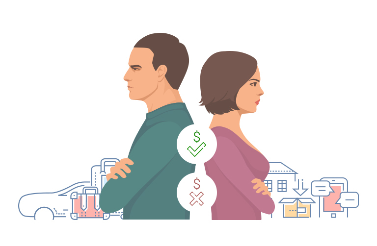 debt-divorce-dos-donts