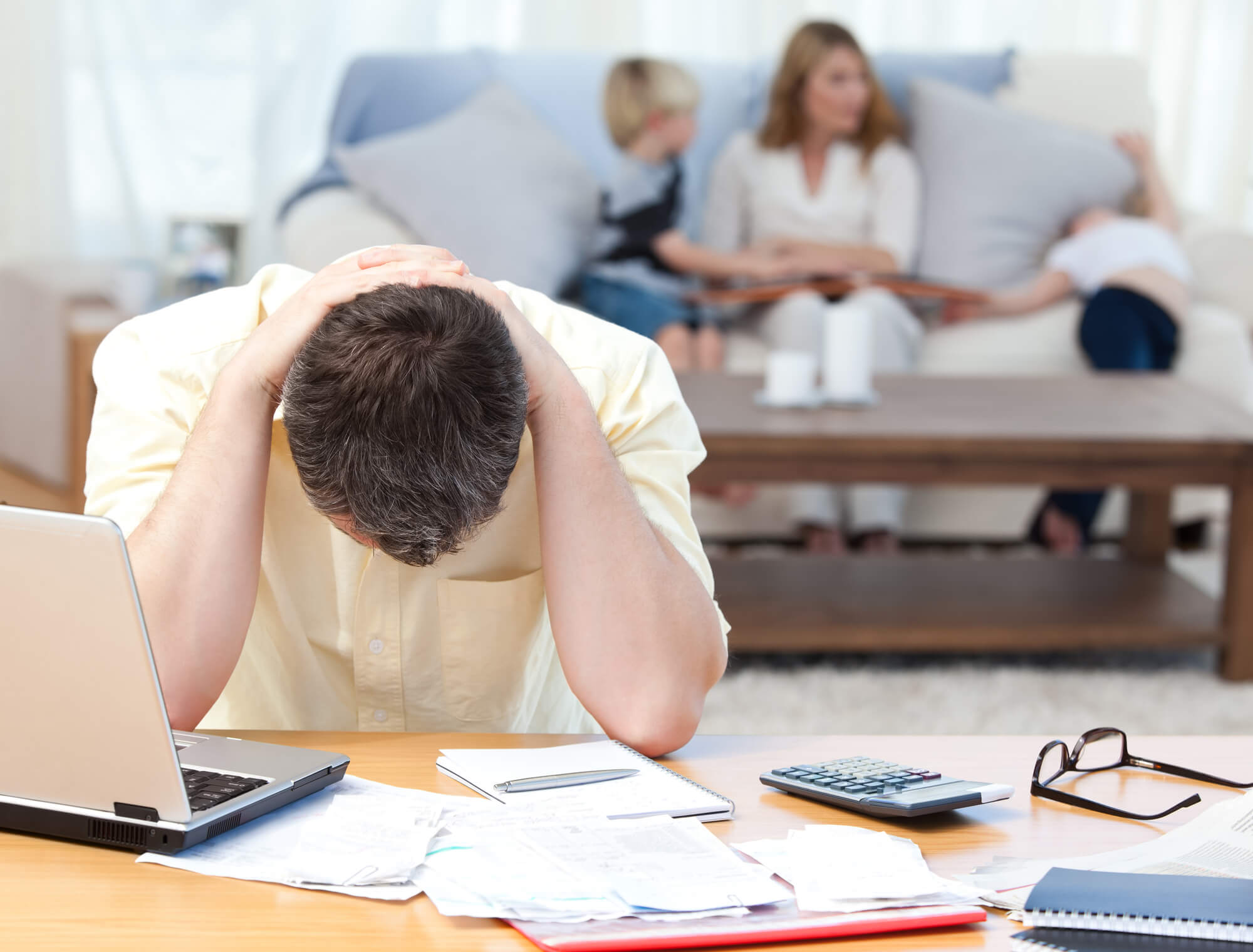 a man who desperately needs Payday Loan Debt Assistance