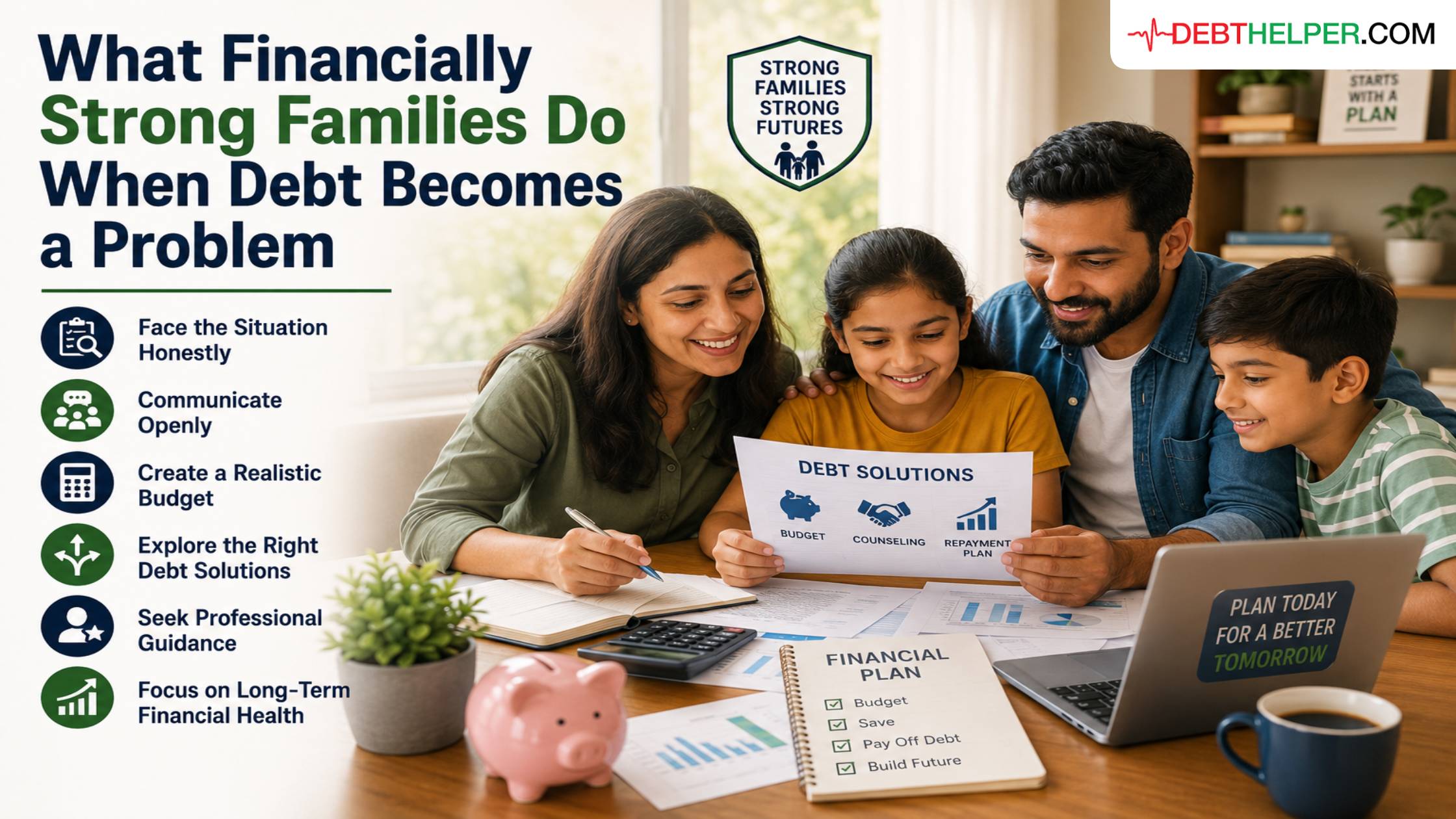 What Financially Strong Families Do When Debt Becomes a Problem